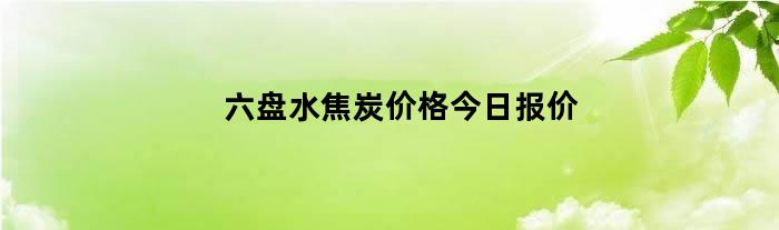 六盘水焦炭价格今日报价